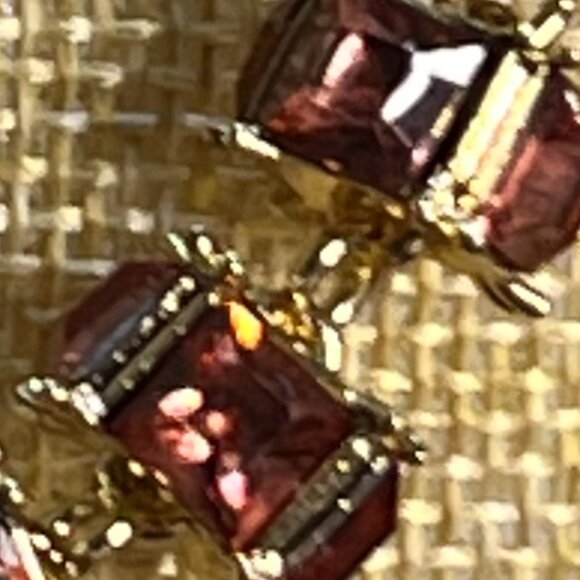 Christian Siriano Mauve Crystal Statement Necklace NWT - Picture 5 of 7